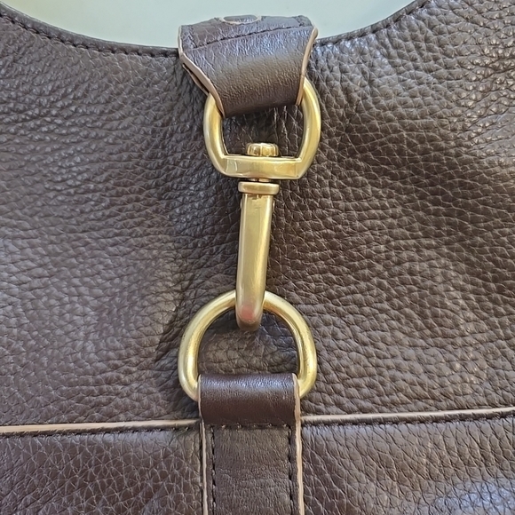 Brown Leather Shoulder Bag and Wallet Set Wilsons Leather - Picture 5 of 12